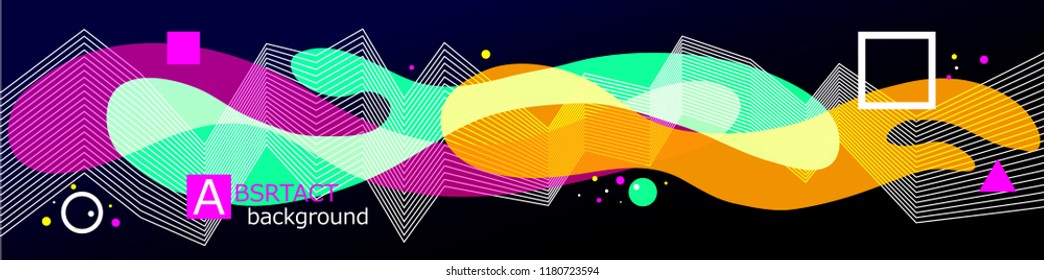 modern abstract banner