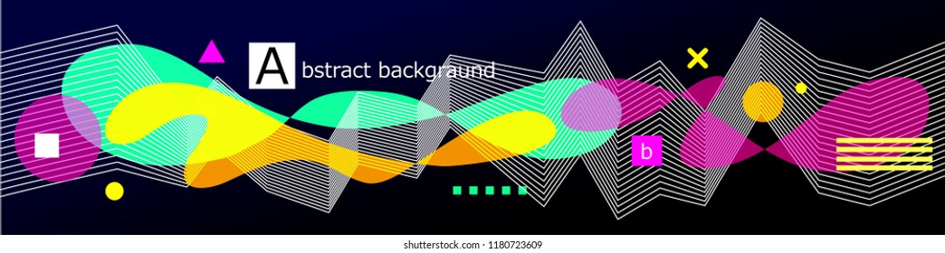 modern abstract banner