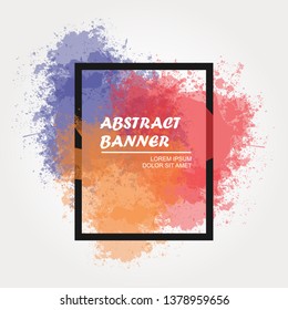 modern abstract banner