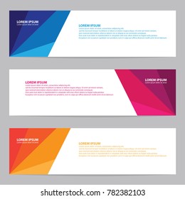 Modern abstract banner