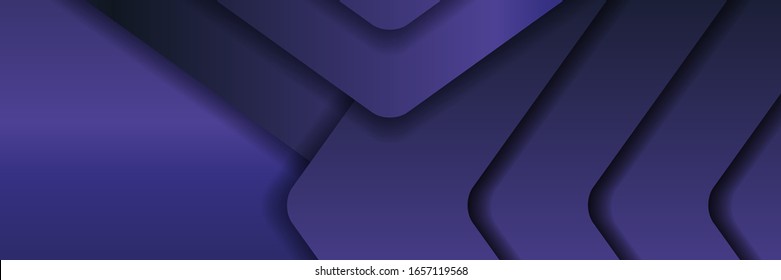 Modern abstract banner background with blue purple color. Elegant combination in geometric vector shapes design 