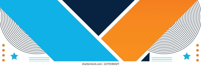 Modern abstract banner background with text space