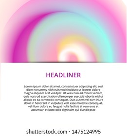 Modern abstract banner. Cool gradient shapes composition. Futuristic design.