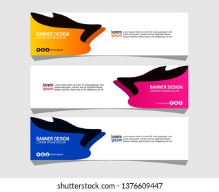 modern abstract banner design