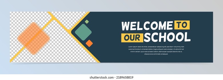 Moderne abstrakte Bannerdesign-Vorlage