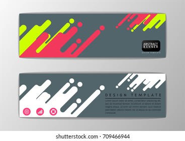 Modern Abstract banner design template, Vector illustration
