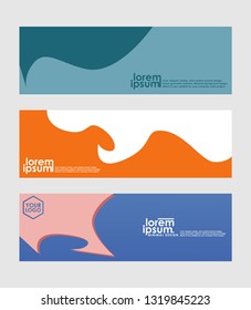 Modern Abstract Banner Design, Abstract Templates Design, Background Banner Design.Minimal banner design. Future geometric patterns. very suitable for your work project. Vector Eps10.