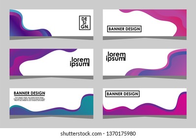Modern Abstract Banner Design, Abstract Templates Design, Background Banner Design.Minimal banner design. Future geometric patterns. very suitable for your work project. Vector Eps10.