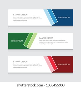 Modern Abstract Banner Design Vector Background 
