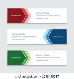 Modern Abstract Banner Design Vector Background 