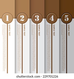 The Modern Abstract Banner for Design Work, Vector Illustration