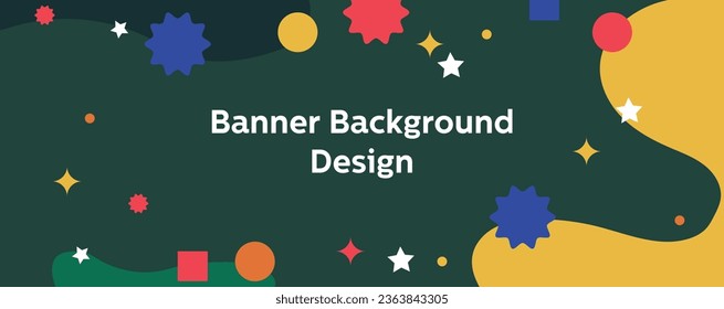 Modern abstract banner with full color for your promotion, product, presentation, thumbnail, web. Editable Eps 10