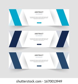 modern abstract banner set eps10-simple-minimal