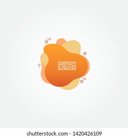 Modern abstract banner set. Flat geometric liquid form with various colors. Modern banner template. Template for the design of a logo, flyer of presentation.