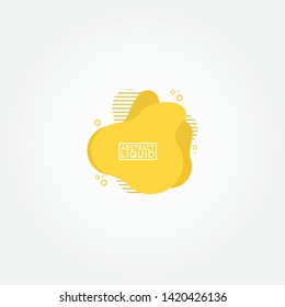 Modern abstract banner set. Flat geometric liquid form with various colors. Modern banner template. Template for the design of a logo, flyer of presentation.