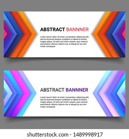 Modern abstract banner. Vector illustration EPS 10