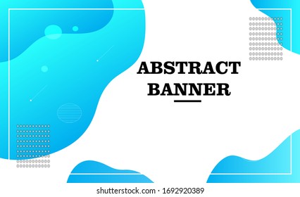 Modern Abstract Banners with Color Gradation