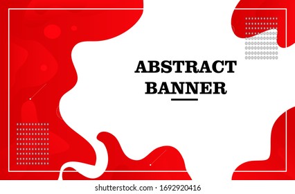 Modern Abstract Banners with Color Gradation