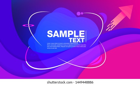 Modern abstract banners template arrow for sale. Vector illustration for use in web or print design.