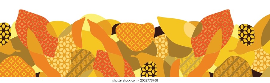 Modern Abstract Batik Art Wallpaper