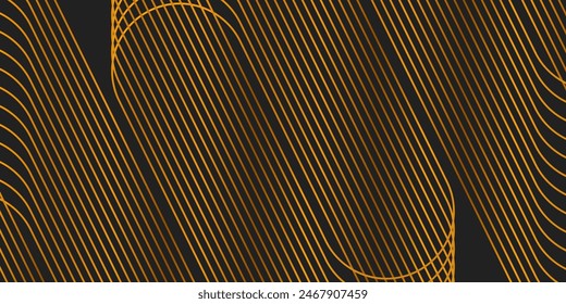 Moderner abstrakter schwarzer Hintergrund. Elegante dunkle diagonale abgerundete Form Design-Elemente. Futuristische Grafik. Geeignet für Präsentation, Cover, Header, Broschüre, Corporate, Website, Business, Tapete