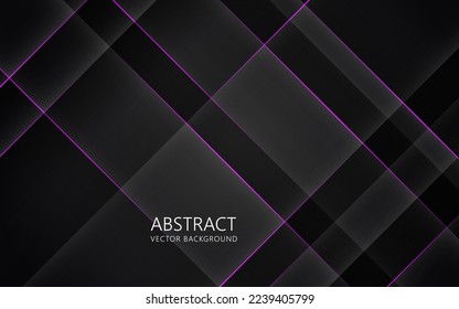 Modern abstract black background with pink light composition. eps10 vector