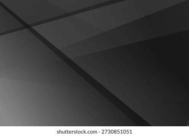 Modern abstract black polygonal background with dark grey gradients and clean geometric shapes, minimal tech style, vector EPS 10.
