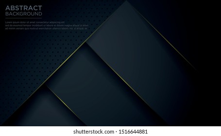 Modern Abstract Black Triangle Background