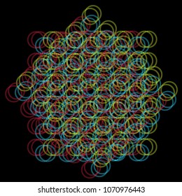 Modern abstract black vector bacground