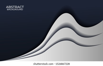 Modern abstract black and white background