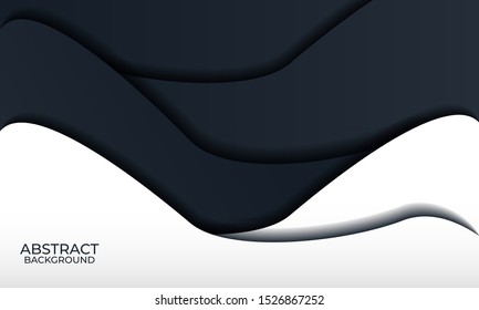 Modern abstract black and white background
