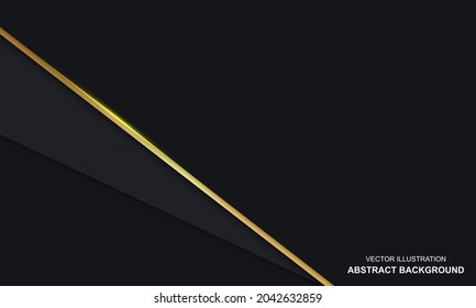 Modern Abstract Black Yellow and Golden Luxury Background