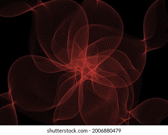 fondo y fondo de fondo de la línea de mezcla abstracta moderna, fondo bonito y fondo rojo