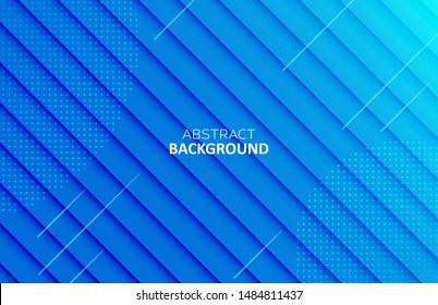 modern abstract blue background. cool geometric line background design.