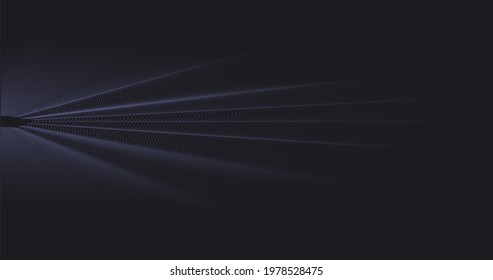 modern abstract blue background. Dark blue silk fabric curtain background. Vector illustration.