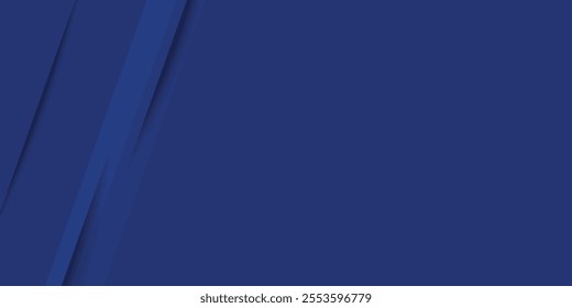 Modern abstract blue background with diagonal line. Simple graphic design element. Futuristic concept.