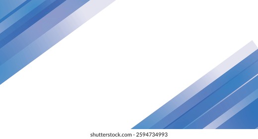 Modern abstract blue background with diagonal line. Futuristic concept. Horizontal banner template with space for your text. Vector