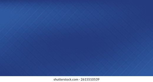 Modern abstract blue background with diagonal line. Simple graphic design element. Futuristic concept. Horizontal banner template with space for your text. Vector