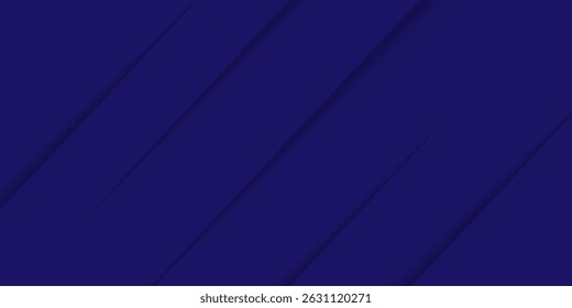Fondo azul abstracto moderno con línea diagonal. Elemento de Diseño gráfico simple. Concepto futurista. Plantilla de Anuncio Horizontal con espacio para su texto. Vector 