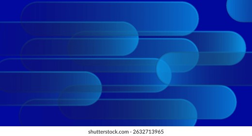 Fundo azul abstrato moderno com linhas de gradiente diagonal e formas arredondadas suaves, ideal para temas de design tecnológico, corporativo ou digital.vetor