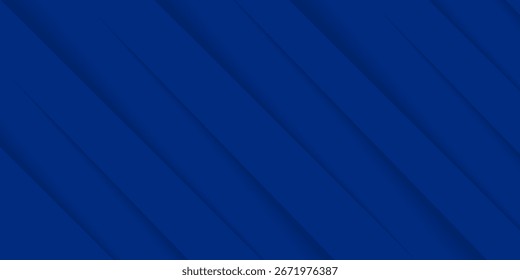 Modern abstract blue background with diagonal line. Simple graphic design element. 