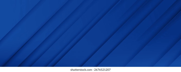 Fondo azul abstracto moderno con línea diagonal. Elemento de Diseño gráfico simple. Concepto futurista. Plantilla de Anuncio Horizontal con espacio para su texto. traje para Anuncios,
