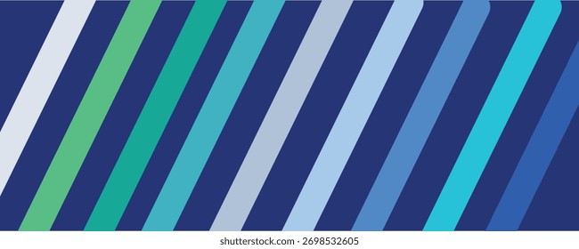 Modern abstract blue background with diagonal line. Simple graphic design element. Futuristic concept. Horizontal banner template with space for your text. Vector 