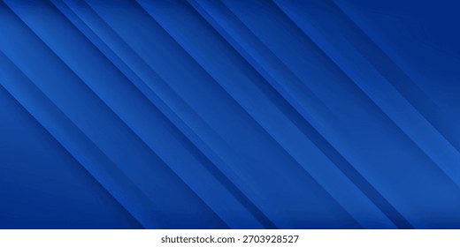Fondo azul abstracto moderno con línea diagonal. Elemento de Diseño gráfico simple. Concepto futurista. Plantilla Horizontal de Anuncio. Diseño moderno de moda