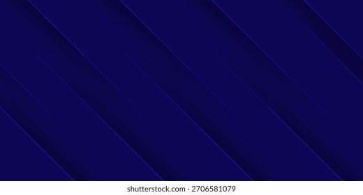 Fondo azul abstracto moderno con línea diagonal. Elemento de Diseño gráfico simple. Concepto futurista. Plantilla de Anuncio Horizontal con espacio para su texto. Vector