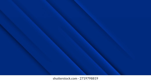 Fundo azul abstrato moderno com linha diagonal. Elemento de design gráfico simples. Conceito futurista. Banner horizontal. design moderno na moda