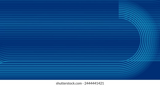 Modern abstract blue background with glowing geometric lines. Blue gradient hexagon shape design. Futuristic technology concept. blue background