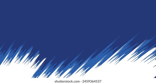 Modern abstract blue background with glowing geometric lines. Blue gradient hexagon shape design. Futuristic technology concept.