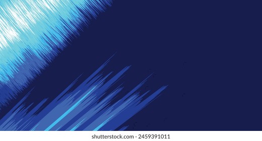 Modern abstract blue background with glowing geometric lines. Blue gradient hexagon shape design. Futuristic technology concept.