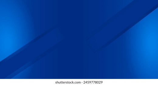 Modern abstract blue background with glowing geometric lines. Blue gradient hexagon shape design. Futuristic technology concept.	
